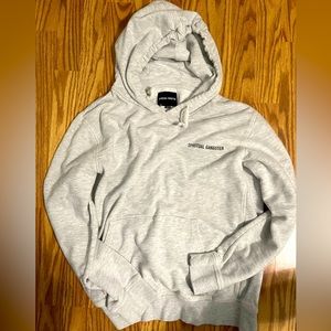 Spiritual Gangster Classic Hoodie Size L in Heather Stone